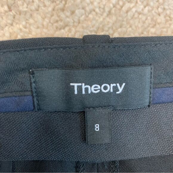 Theory black ankle dress pants Sz 8 - Picture 5 of 11